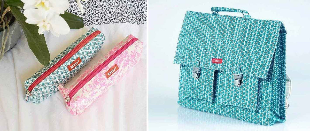 BAKKER MADE WITH LOVE Cartables rétro en vinyle FRENCH BLOSSOM