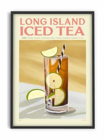 Affiche 50x70 -Elin PK - Long island iced tea