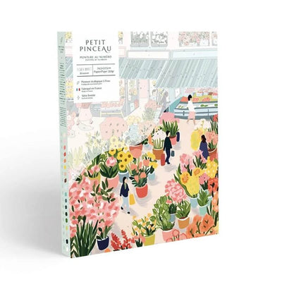 Kit de Peinture au Numéro « Flower Market » - La Petite Epicerie
