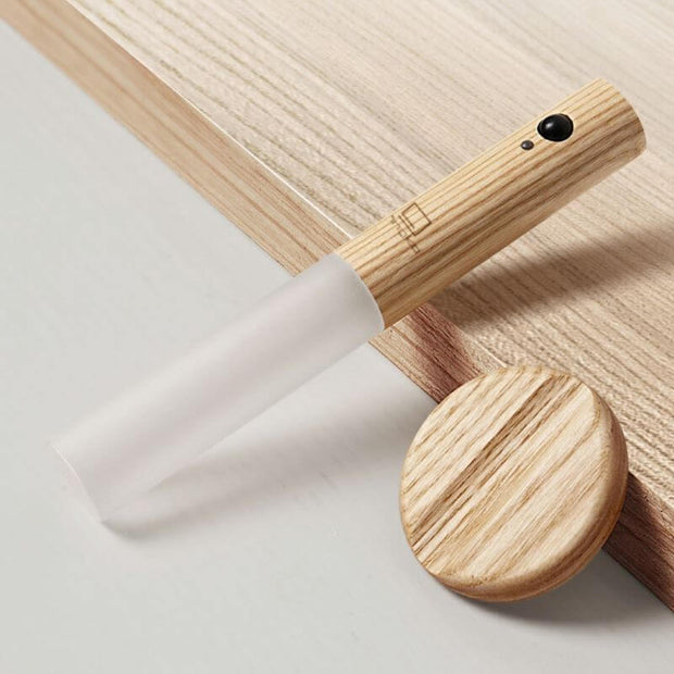 Gingko - smart baton light - bâton lumineux intelligent multifonction - white ash wood - décoration design et pratique 