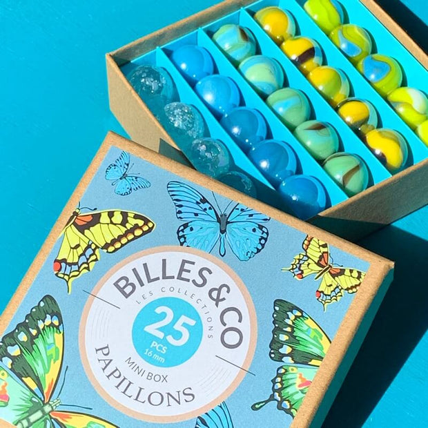 Mini Boite à Billes Papillons - Billes & Co