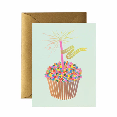 Carte d'anniversaire - Cupcake Birthday