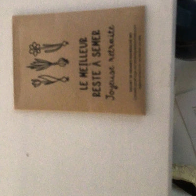 "Le Meilleur Reste à Semer Joyeuse retraite" Sachet de Graines de Bourrache - La Fabrique à Sachet