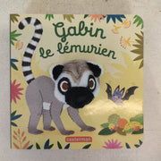 Livre marionnette - Gabin le Lémurien - Casterman