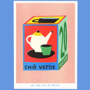 Impression Risographique d'une Boîte de 20 sachets de Thé - we are out of the office