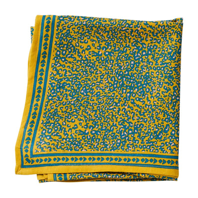 Foulard imprimé "Léopard" Savane Maïs - Bonheur du jour