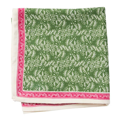 Foulard Bandana Vert Herbe - Bonheur du Jour