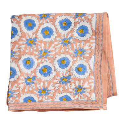 Foulard "Fleurs Indiennes" Margotte Sienne - Bonheur du Jour