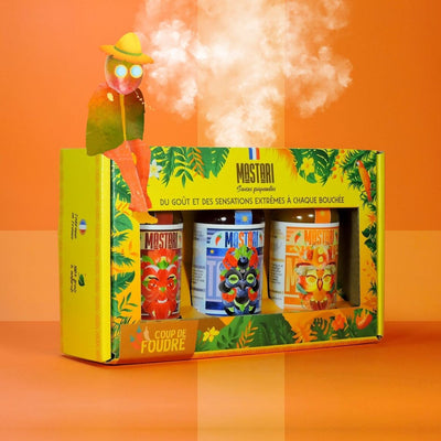Coffret 3 Sauces Piquantes Intermédiaires - Coup de Foudre - Mastari