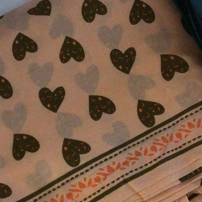 Foulard Coeur Sauvage - Rose - Bonheur du Jour