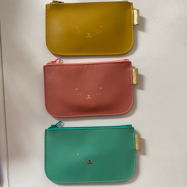 Pochette en cuir femmes made in France
