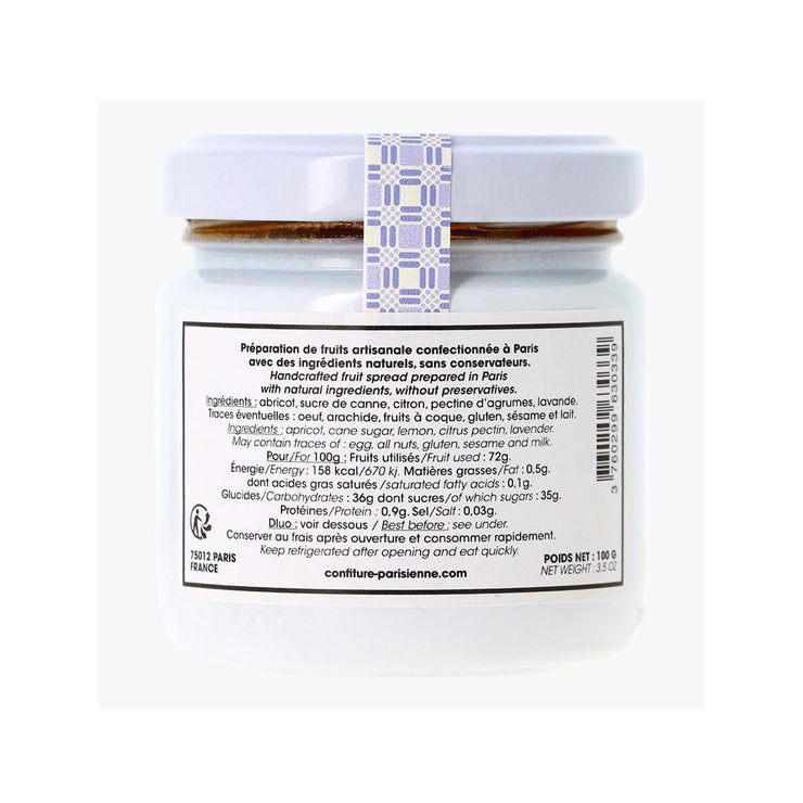 Confiture Abricot Lavande - Confiture Parisienne