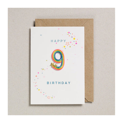 Carte d’Anniversaire Patch 9 ans - Petra Boase