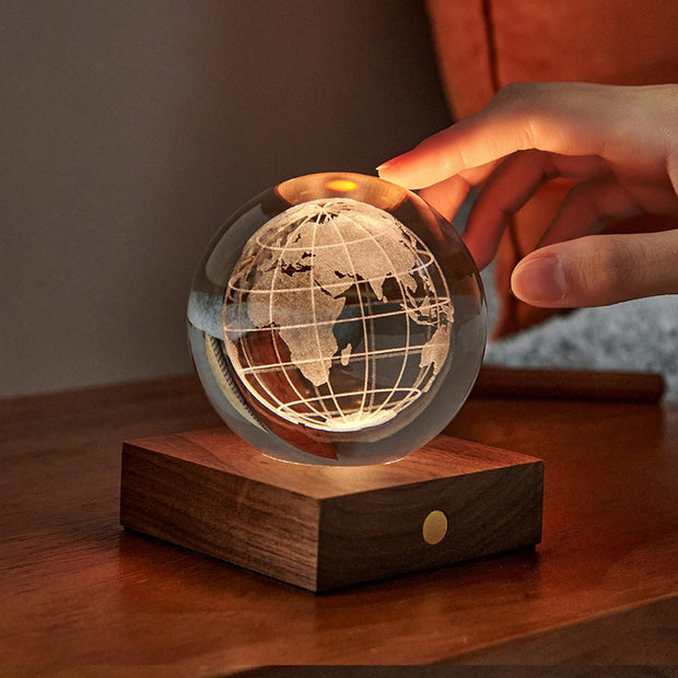 Lampe Crystal - Globe terrestre - Gingko