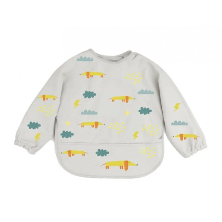 Bavoir à manches Longues Flying dog - cotton cloud