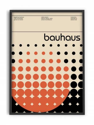 Affiche 50x70 - Bauhaus exhibition - Ausstellung 1923