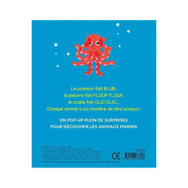 Livre Blub mon petit pop UP sous la mer - Albin Michel
