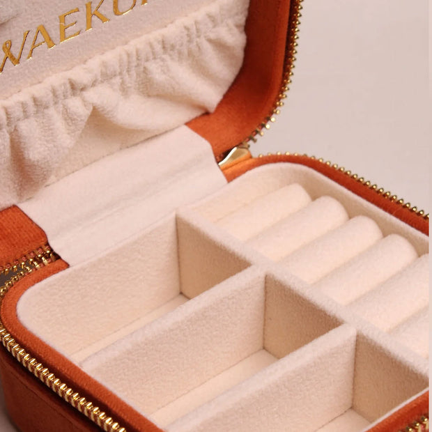 Grande Boîte à bijoux de voyage - Terre cuite - Waekura