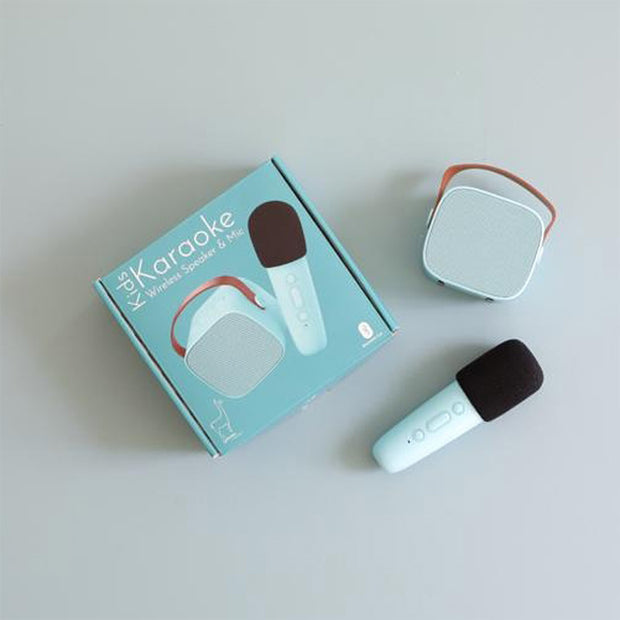 Karaoké enceinte et micro pour enfants - Bleu
