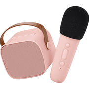 Karaoké enceinte et micro pour enfants - rose