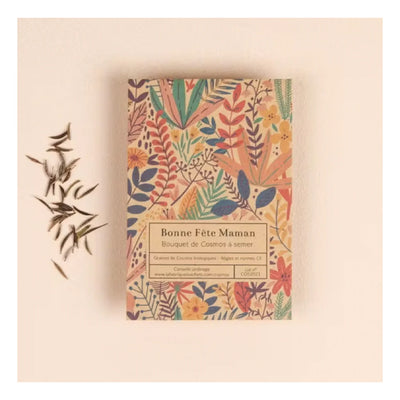Bonne Fête Maman - sachet de graines de cosmos - La Fabrique à sachets