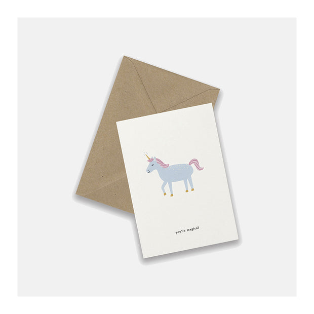 Carte Unicorn « You're Magical » - Kartotek