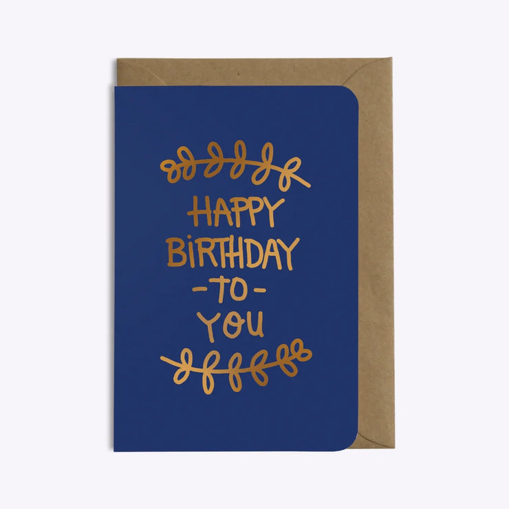 Carte - BIRTHDAY TO YOU