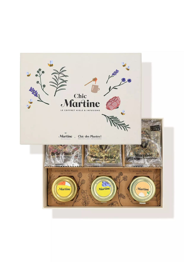 COFFRET CADEAU MIELS & INFUSIONS