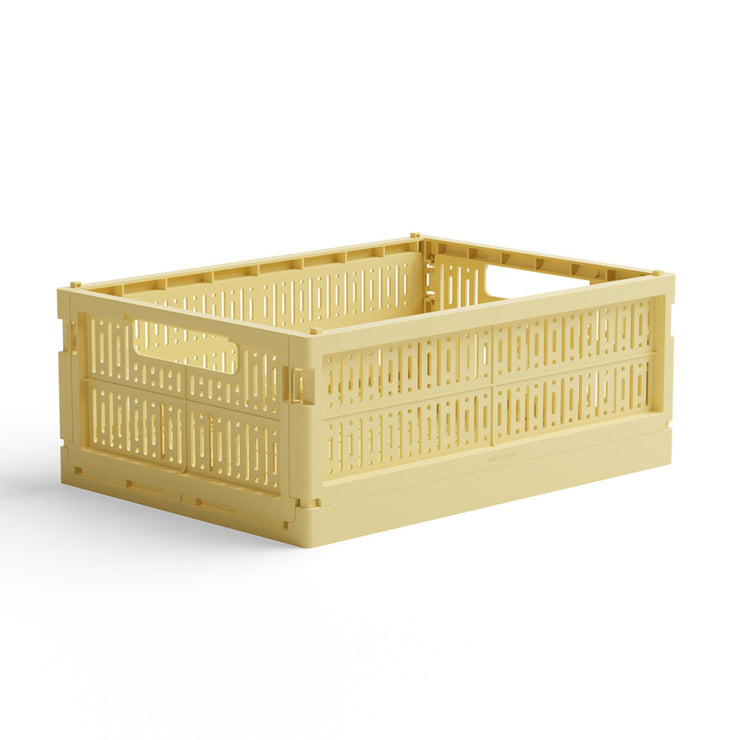 Caisse de Rangement Pliable - Midi Jaune Citron