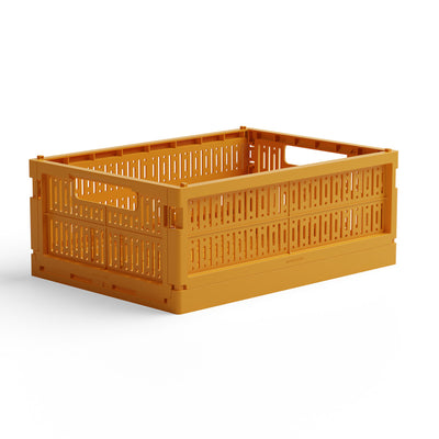 Caisse de Rangement Pliable - Midi Moutarde