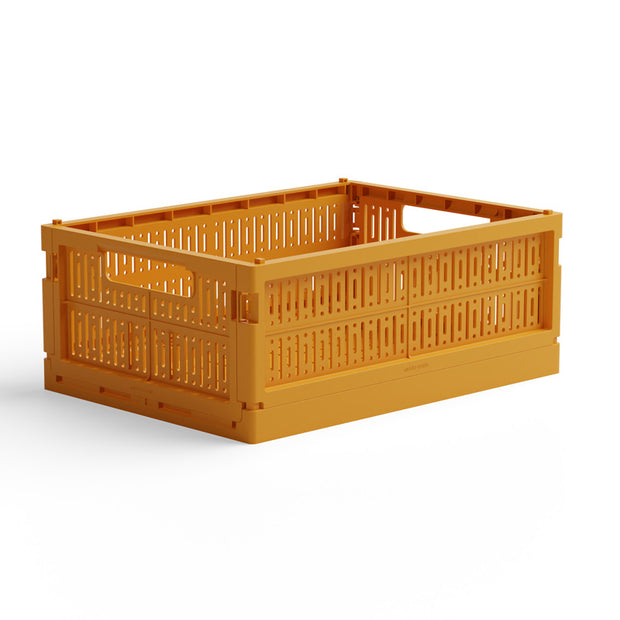 Caisse de Rangement Pliable - Midi Moutarde