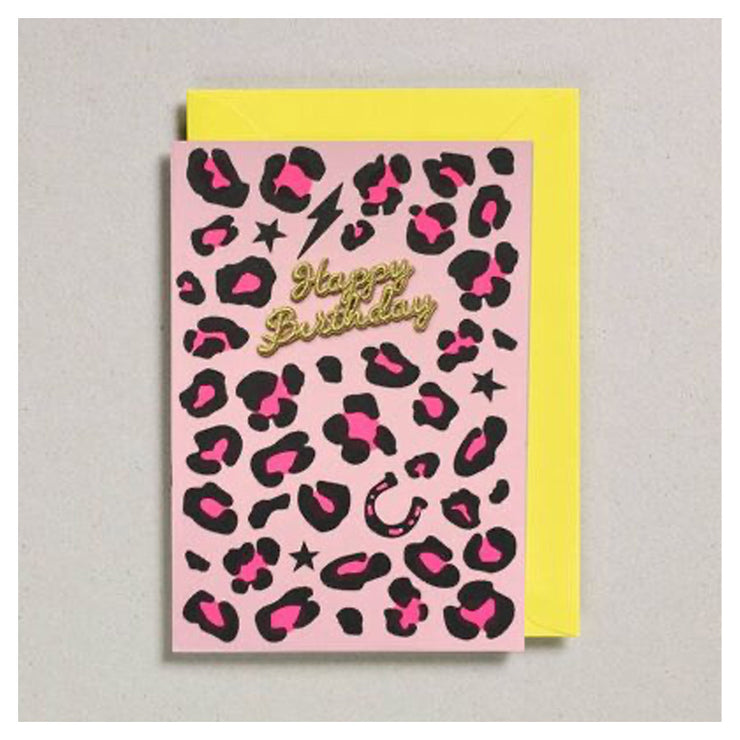 Carte Happy Birthday rose - Petra Boase