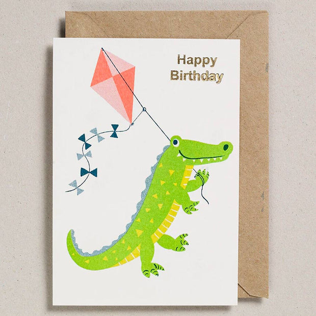 Carte anniversaire - croc