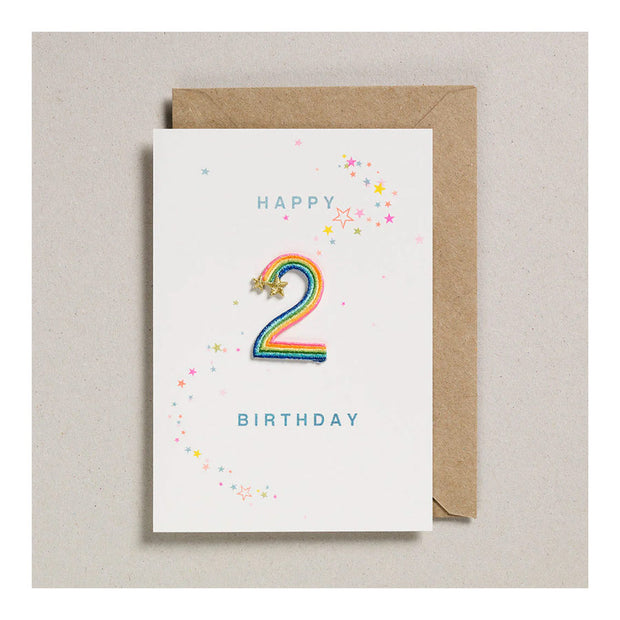 Carte d’anniversaire patch 2 ans - Petra Boase