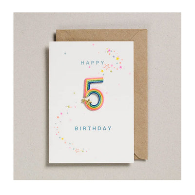 Carte d’Anniversaire Patch 5 ans - Petra Boase