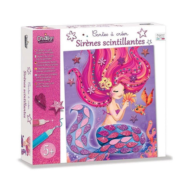 Cartes à créer sirènes scintillantes - Crealign