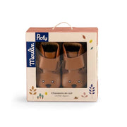 Chaussons en cuir Pomme des bois - Moulin Roty