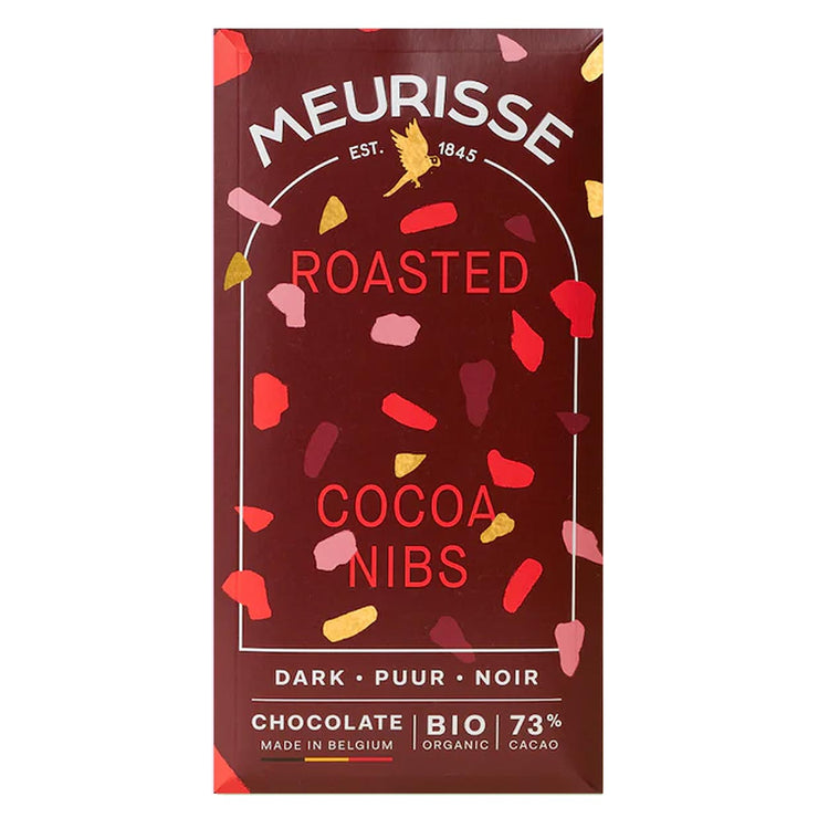 Tablette Chocolat noir aux eclats de fèves de cacao grillés -  Meurisse