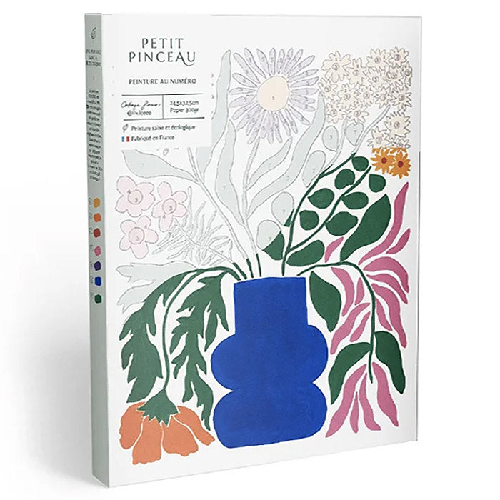 Kit de Peinture au Numéro "Cottage Flower" - La Petite Epicerie