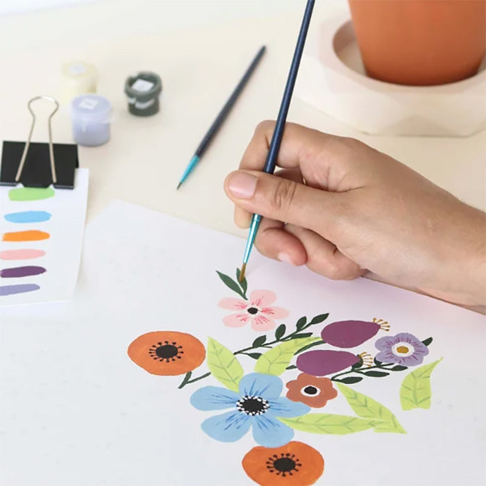 Kit de Peinture au Numéro "Flowers" - La Petite Epicerie