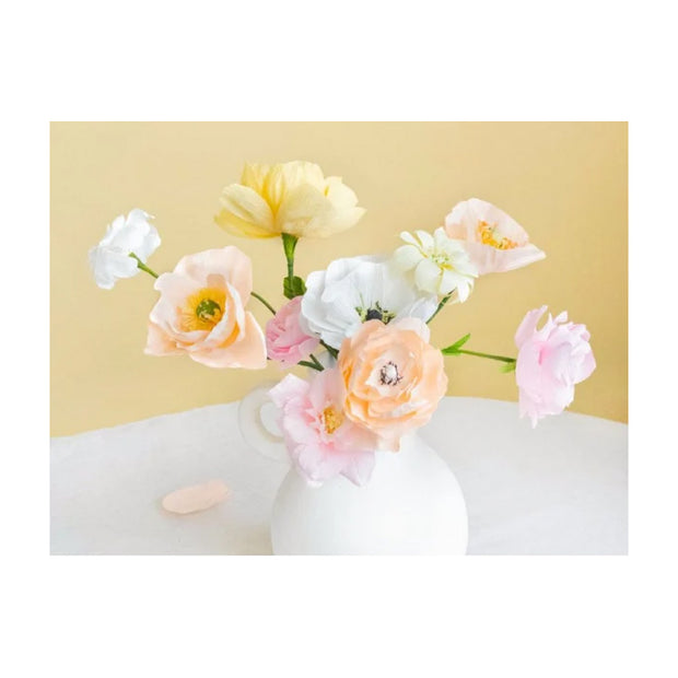 DIY Mes fleurs en papier crépon - La petite épicerie