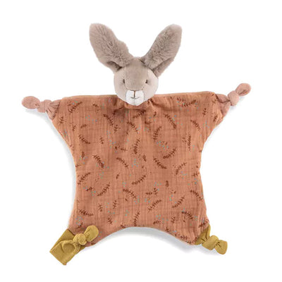 Doudou lapin argile trois petits lapins Moulin Roty