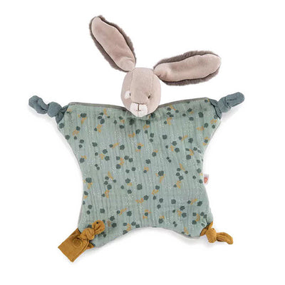 Doudou lapin sauge trois petits lapins Moulin Roty