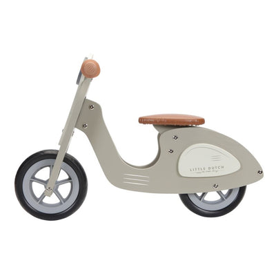 Draisienne scooter olive - Little Dutch