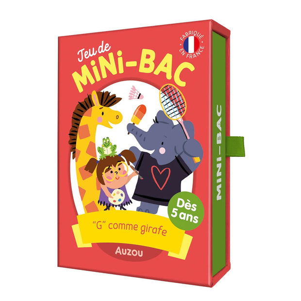Jeu de cartes Mini-Bac - Auzou
