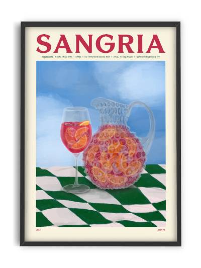 Affiche 30x40 - Elin PK - Sangria