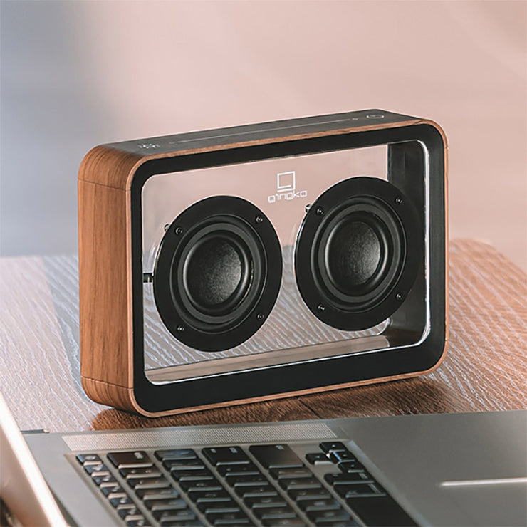 Enceinte Transparente Mage Walnut - Gingko