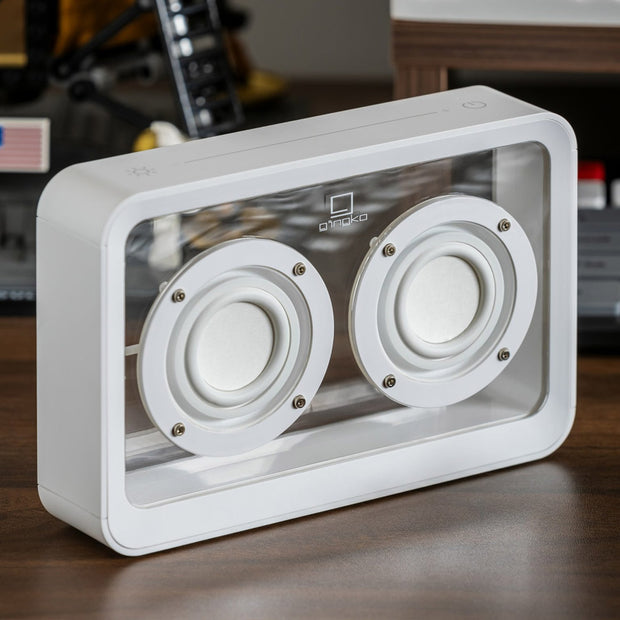 Enceinte Transparente Mage Blanche - Gingko