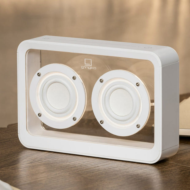 Enceinte Transparente Mage Blanche - Gingko