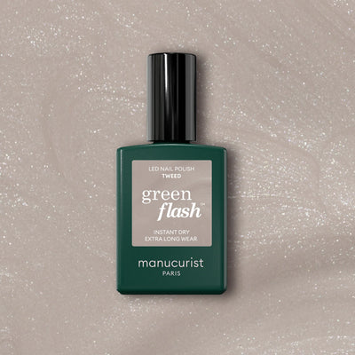 Vernis Green Flash Tweed - Manucurist